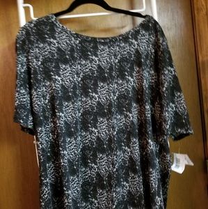 Gray Leopard Print Lularoe Gigi